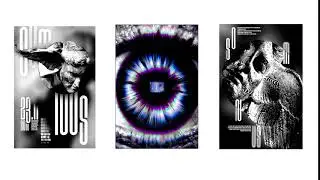 INSOMNIA glitch posters
