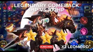 Legendary Comeback! Double 3 Star Leomord Carry | Magic Chess Gameplay