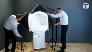 Opbouwen Fotostudio van FotoCube
