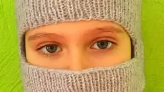 Вяжем прорезь для глаз в балаклаве