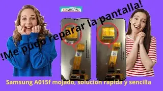 Samsung A01 No da imagen despues de ser Mojado, Pantalla Rescatada 🦾✔🆗