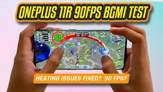 [NEW] OnePlus 11R 90 FPS BGMI TEST 🔥 Does the Phone Overheat?