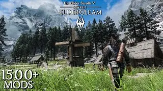 Skyrim 2025 Looks Unreal – Eldergleam Modlist Showcase (1500+ Mods)