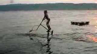 Human powered Hydrofoil pumpabike
