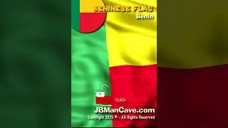 FLAG of BENIN JBManCave.com 