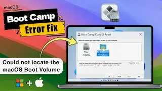 How to Fix Boot Camp error Missing Mac Partition  | Could not locate macOS Volume | 2024 New Video