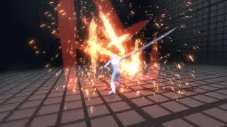 unity particle system - FFVIIRE cross slash 凶斬