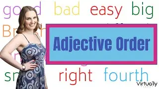 Adjective Order in English (Beginner Level English Grammar)