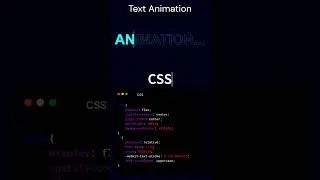 Text animation Html css 
