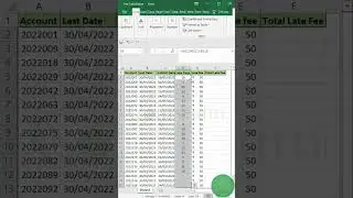 Calculate late fee ||  #exceltech #youtubeshorts #exceltips #exceleducation #exceltricks #excel