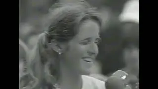ITW Andrea Jaeger, Tracy Austin and Regina Marsikova at 1980 Family Circle Cup, Hilton Head Island
