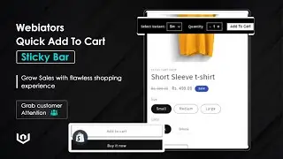 Sticky bar that keeps your "Add to Cart" button always visible | #shopify #webdevelopment #ecommerce