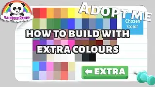 Adopt Me Building Hacks - 🎨Add 12 Extra Colors To Your Builds!