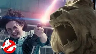Ghostbusters: Frozen Empire | Phoebe Vs The Library Lion! | Ghostbusters