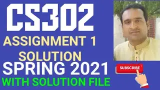 cs302 assignment 1 solution spring 2021 ~ cs302 assignment 1 solution 2021