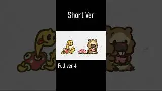 【Short ver】Shuckle, finally evolved! #pokemon #animation