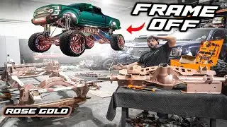 Building my first FRAME OFF F250 ever 24 INCH LIFT