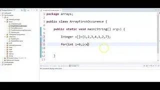 Java Program to find the first duplicate occurence in an array