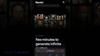 Remini AI (photo enhancer & Avatars) #shorts #short