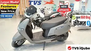 Finally New TVS IQUBE ST Model 3.40  FULL DETAIL REVIEW IN HINDI @ProudToBeaMotovlogger