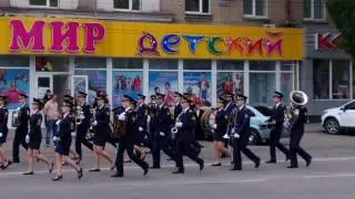 Мелитополь 2017 Парад оркестров 1