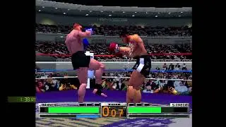K-1: The Arena Fighters | 1P Game Speedrun (Jérôme Le Banner, Difficulty Level 2, 5:14)