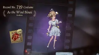 Identity V | Gardener’s Limited Logic Path Skin! | “As The Wind Blows” Gameplay + OP Kites & Acc