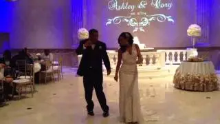Ashley and Cory at The Balcony Ballroom