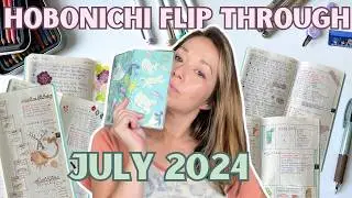 Flip Through my Hobonichi Weeks - July 2024 | Some new, some old, and some reimagined layouts