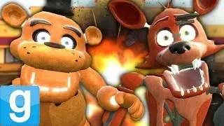 I NUKED FIVE NIGHTS AT FREDDY'S?! | Gmod Sandbox Fun (Fnaf Mods)