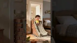 Papà mi ha costruito uno scivolo... Un GROSSO errore! 😱