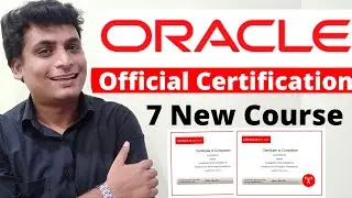 ORACLE Developers Free Courses with Free Certificates | SQL Developer Courses | Oracle Certification