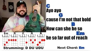 OUT OF REACH - BoyWithUke (Ukulele Play Along with Chords and Lyrics)