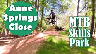 Anne Springs Close Greenway has a new mountain bike skills park.  Is it any good?