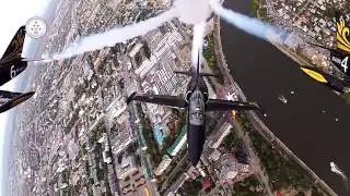 Пилотажная группа Русь. Авиашоу в Пензе 2012