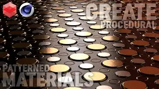 How to Create Procedural Pattern Materials in Redshift - Cinema 4D Tutorial