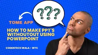 How To Use Tome AI Tool To Create Presentations For FREE