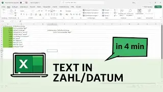 Text in Zahl und Datum umwandeln