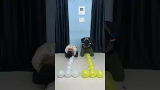 Popping Balloon Crazy Race #shorts