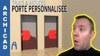 Comment utiliser Archicad Protection de porte   Apprendre Archicad Facilement Formation