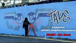 Episódio 5 - TAPE (só pintura / full process) #graffiti