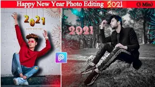 Picsart Happy new year 2021 photo editing || New year photo editing 2021