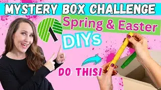 Dollar Tree Spring & Easter DIY Decor Ideas + Mystery Box Challenge