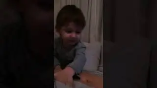 Массаж от внука,больно 😂😂😂😂😂