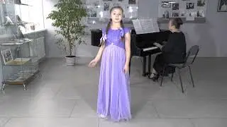 Алексеенко Алиса. Младшая группа. Концертмейстер Сапажкова Светлана Ивановна. 2 тур.