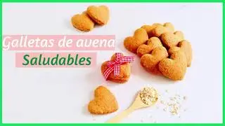 Cómo hacer 🍪 GALLETAS DE AVENA SALUDABLES Y PERFECTAS/sin gluten/sin lácteos