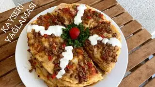 KAYSERİ YAĞLAMASI 👌 Yağlama ( Şebit ) Tarifi / YUMUŞACIK LAVAŞIYLA  Kayseri Yağlaması Nasıl yapılır