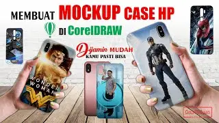 Cara Membuat Mockup Case HP dengan CorelDraw (Free CDR) - HandCase Custom Design