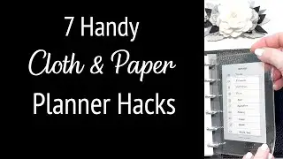 Improve Your Cloth and Paper Planning with 7 Handy Planner Hacks