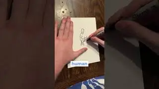 Trent rarely draws people. I think he did great! #autisticartist